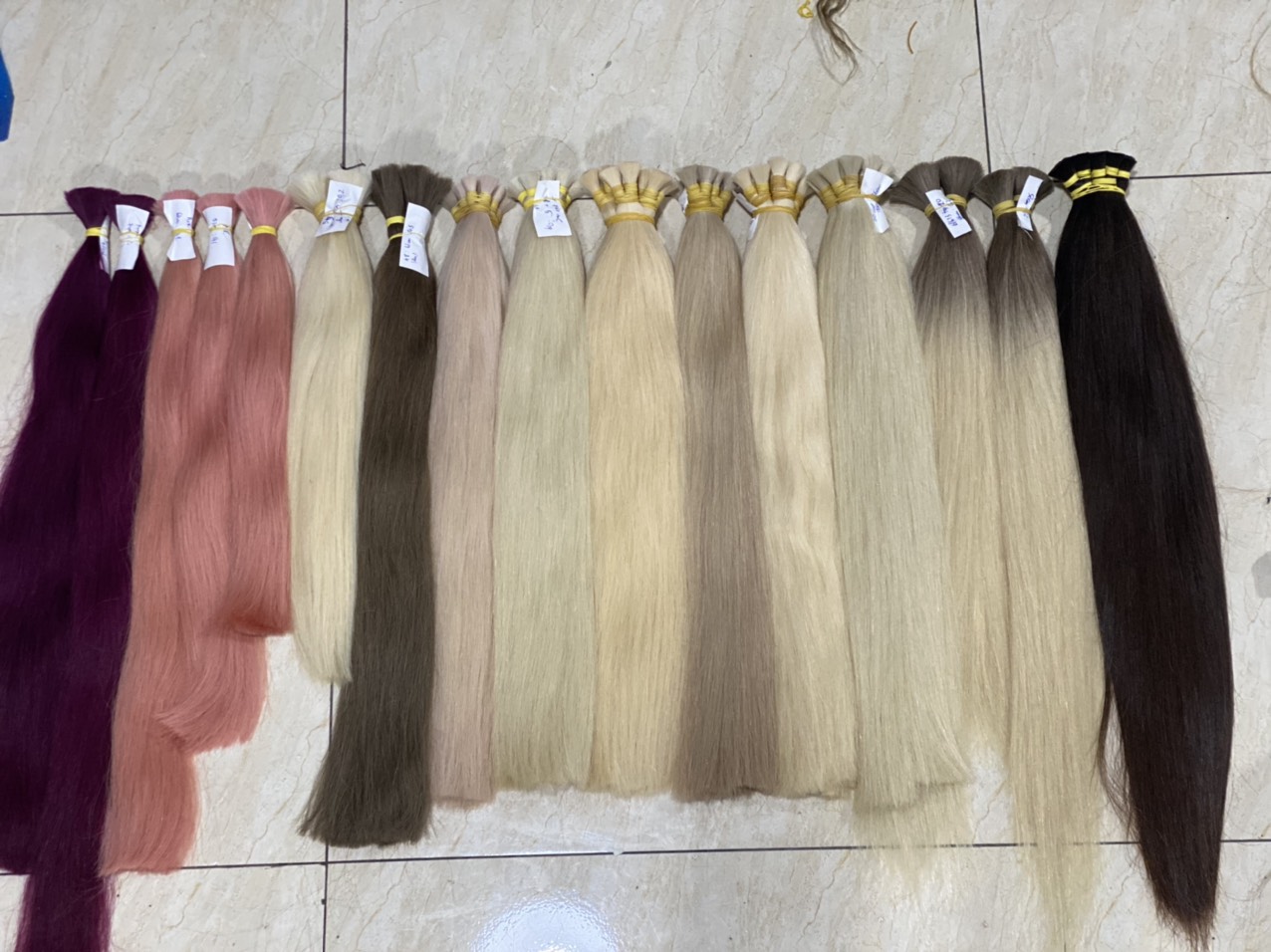 The amazing vietnamese bulk hair natural colors