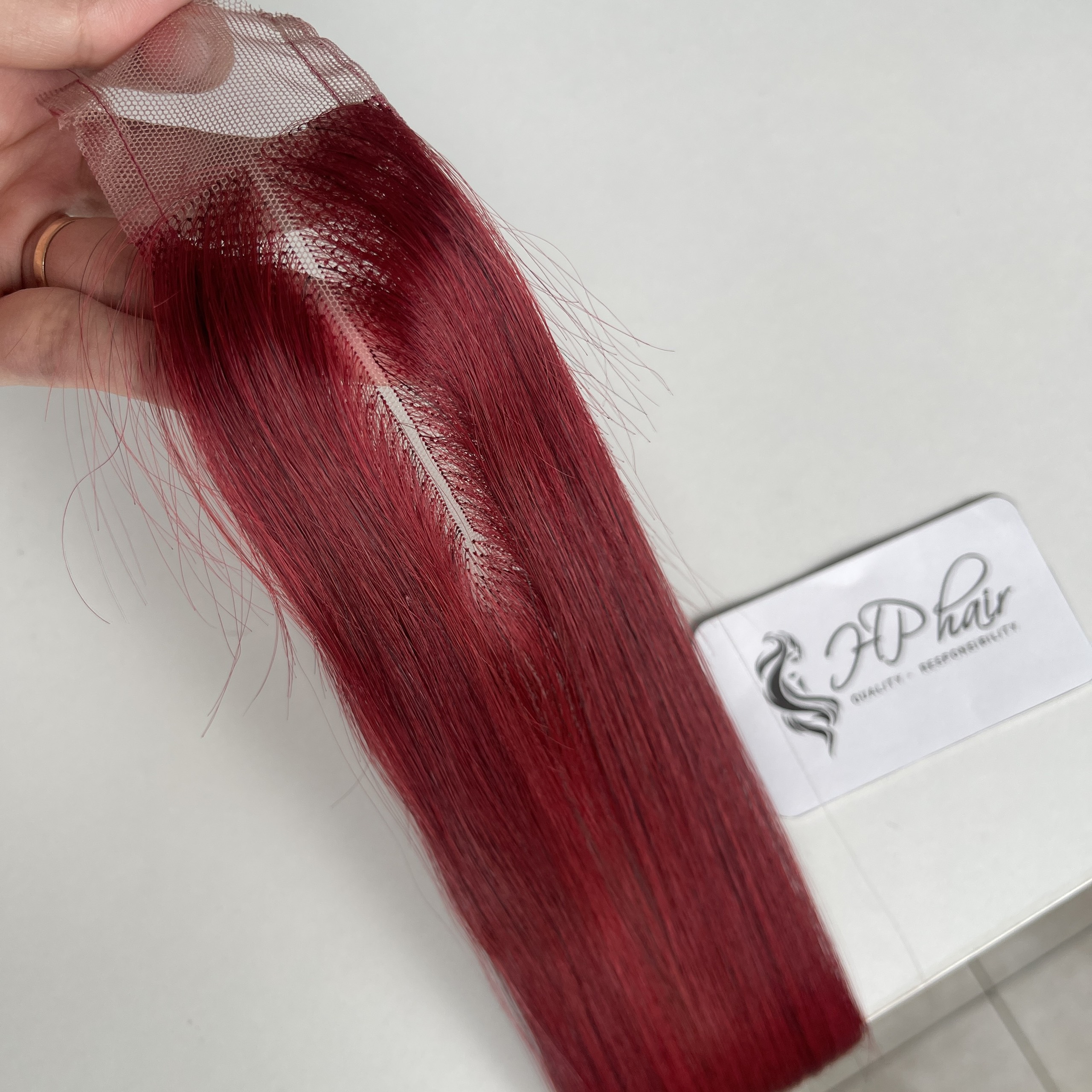 Vietnamese Hair Frontal Colors Red